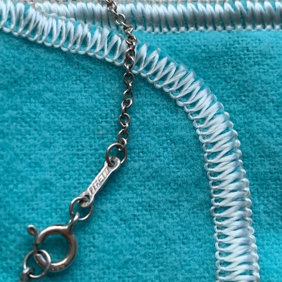 Sold ❌❌❌ Tiffany and CO. Elsa Peretti Five Open Heart Silver Necklace🌸 - Picture 7 of 11